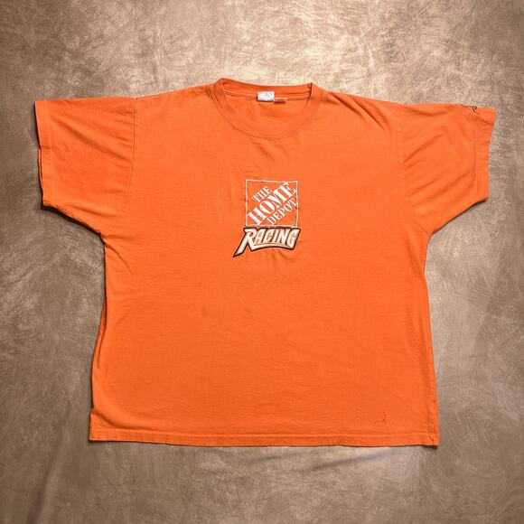 Vintage 90s Winner's Circle Home Depot Racing Tony Stewart Embroidered T-Shirt - Picture 1 of 9